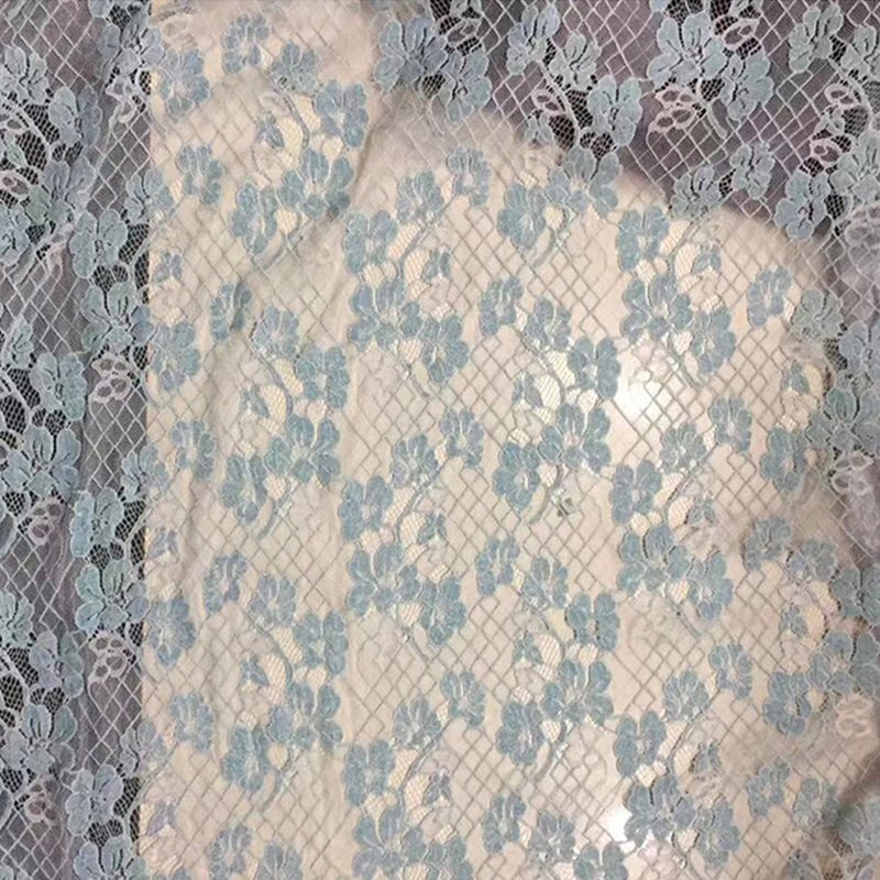 Dress Lace Trim Polyester Brushed Lace Fabric for Women's Wear Wholesa 9